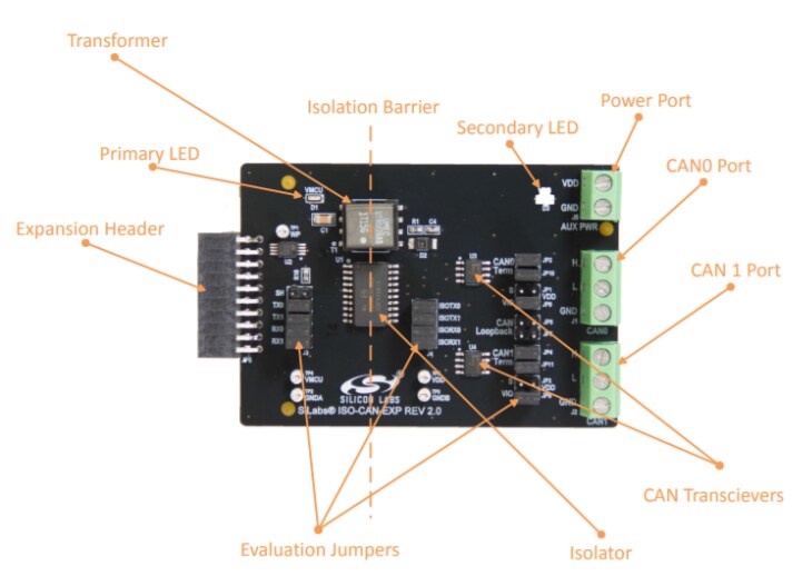 Schematic - Silicon Labs Isolated-CAN-EK Evaluation Kit